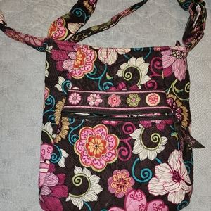 VERA BRADLEY MOD FLORAL PINK CROSSBODY